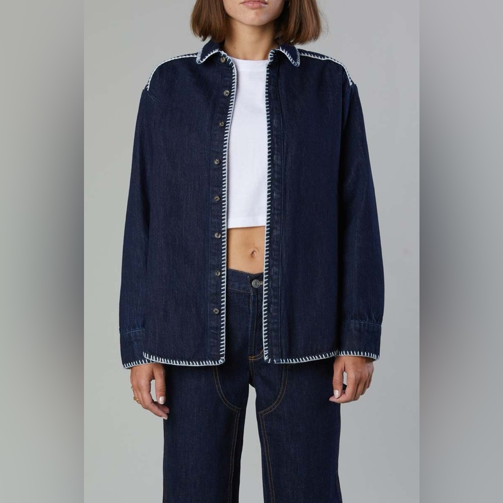 Still Here NY Western Shirt in Indigo